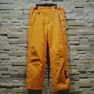 Spyder Womens Large Orange Ski Snow Snowboard Waterproof Snowsuit Suit Pants 20K